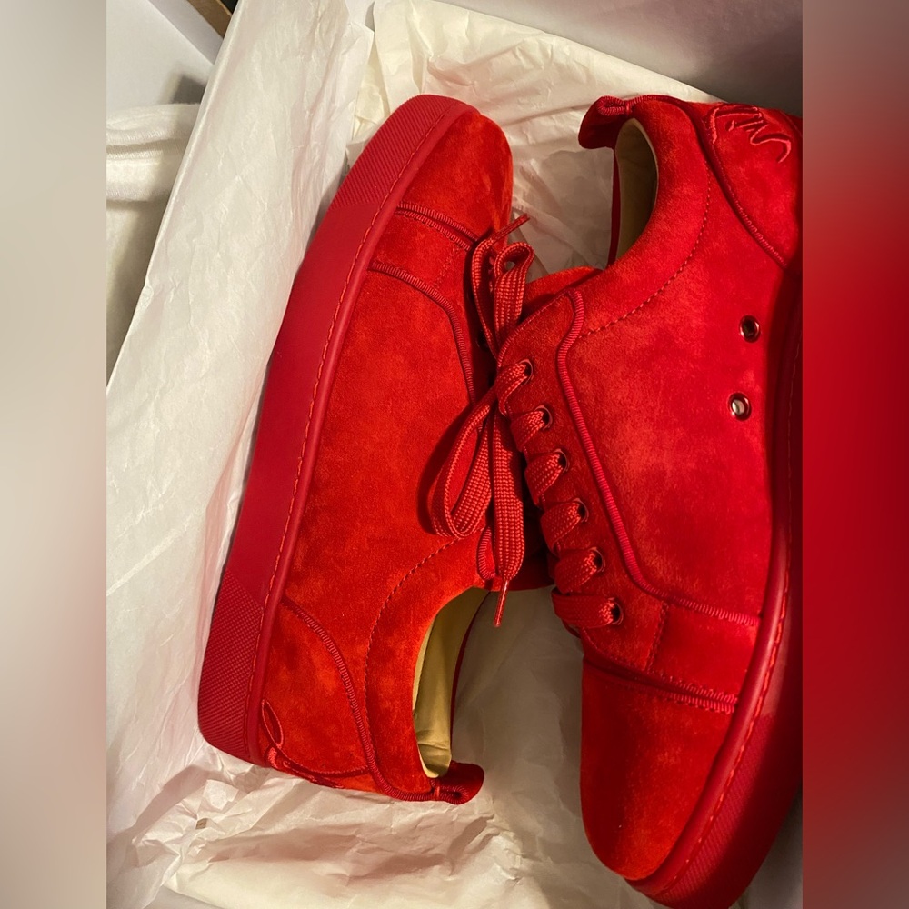Christian Louboutin Red Sneakers